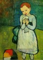 L enfant au taube 1901 kubist Pablo Picasso
